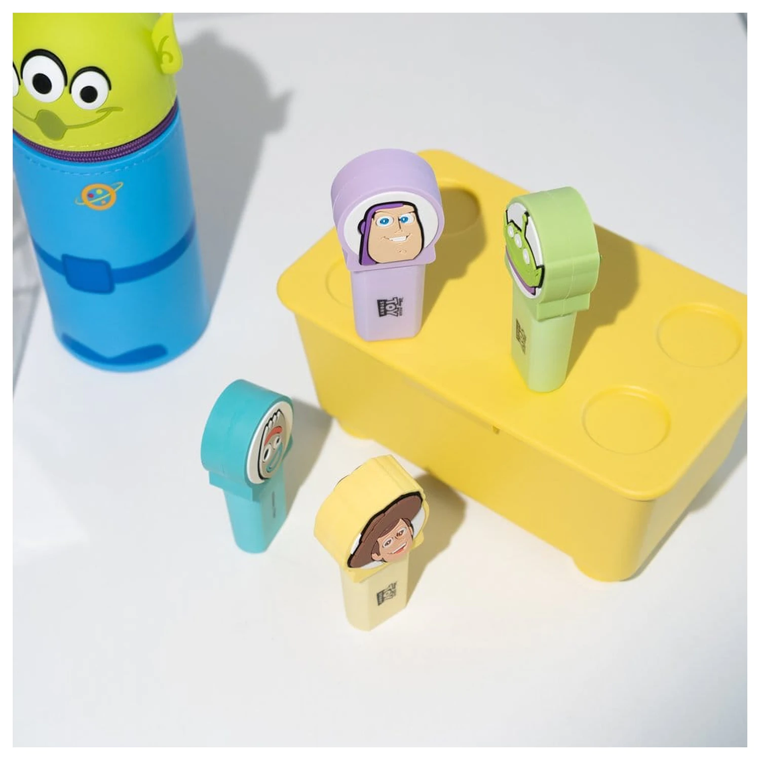 Disney Pixar Toy Story set de 4 markere cu topper poza produsului