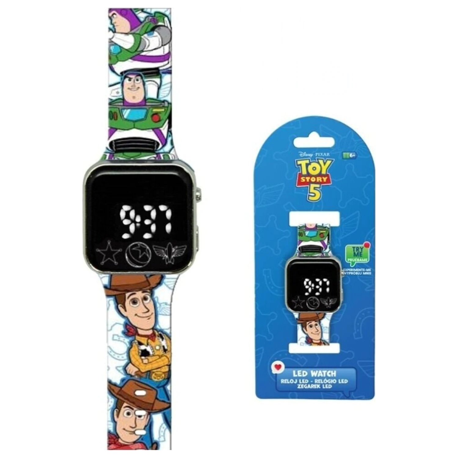 Disney Pixar Toy Story 5 ceas cu led poza produsului