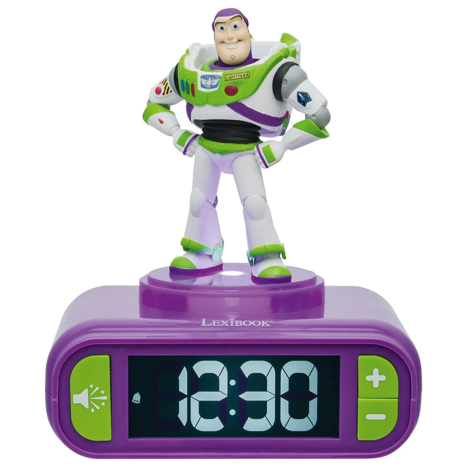 Ceas desteptator digital cu lumina de noapte 3D Disney Pixar Toy Story Buzz Lightyear poza produsului