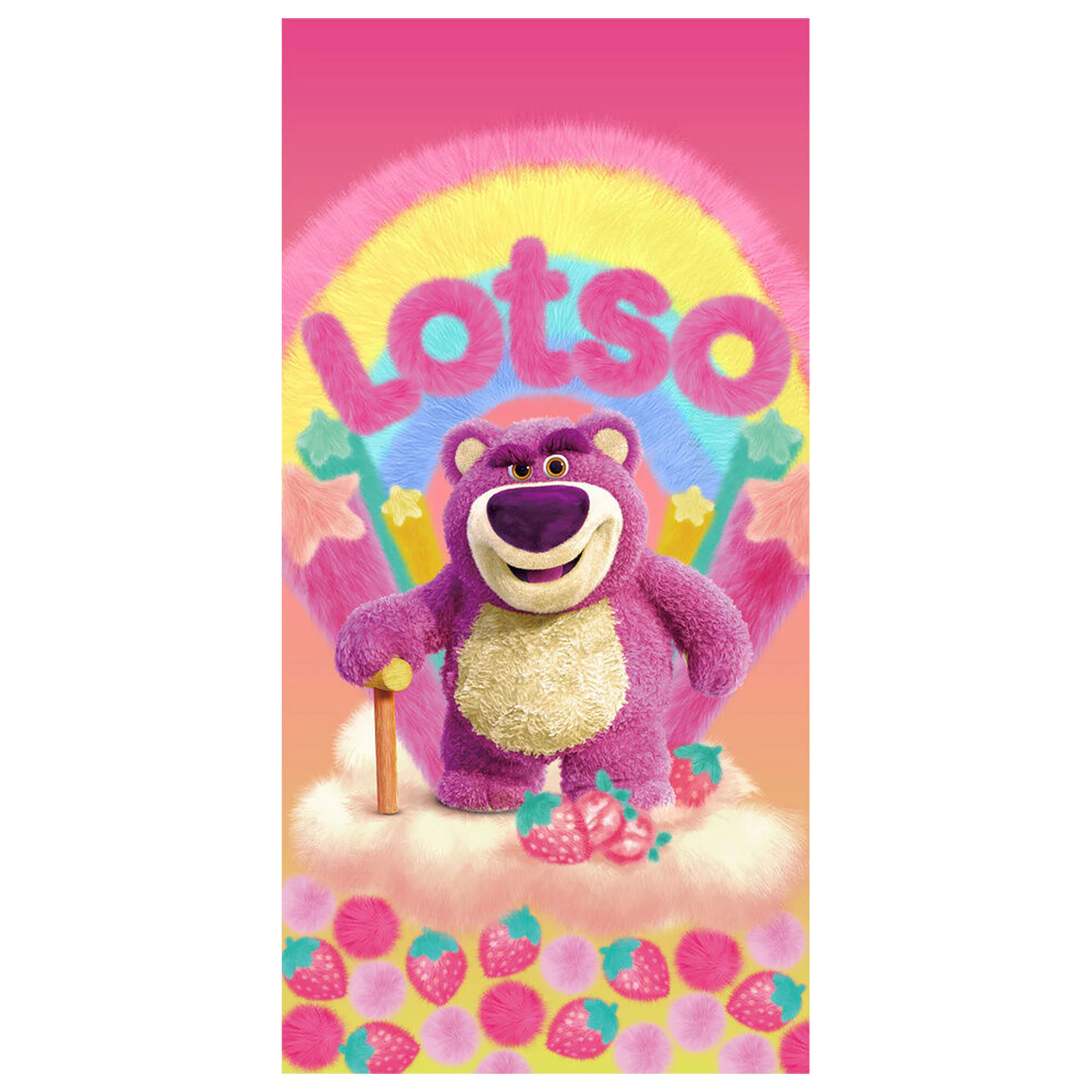 Disney Pixar Toy Story Lotso prosop de plaja din microfibra poza produsului