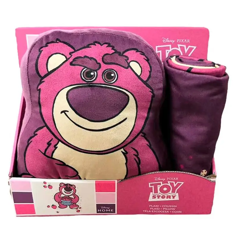 Disney Pixar Toy Story Lotso patura polară + set pernă poza produsului