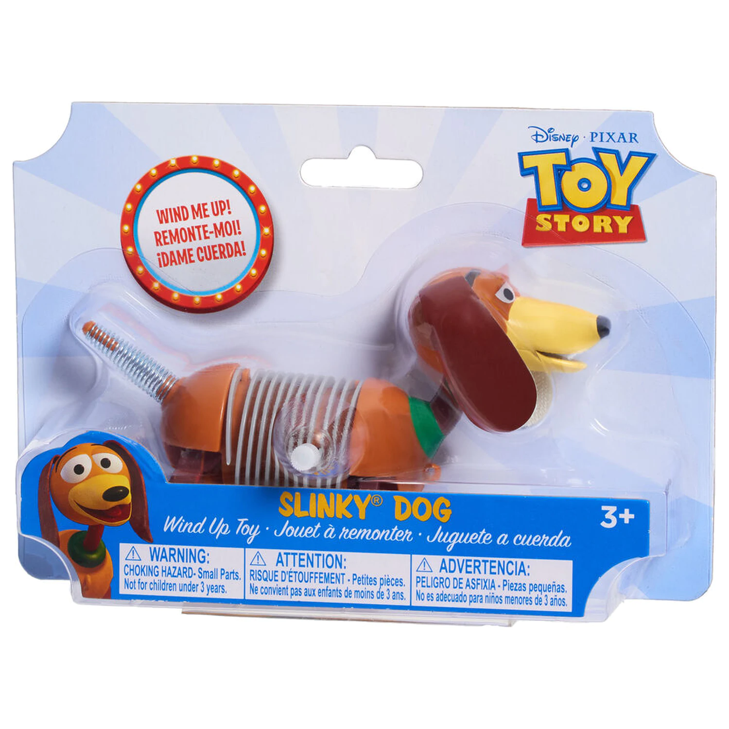 Disney Pixar Toy Story Slinky Dog cu mecanism de intoarcere poza produsului