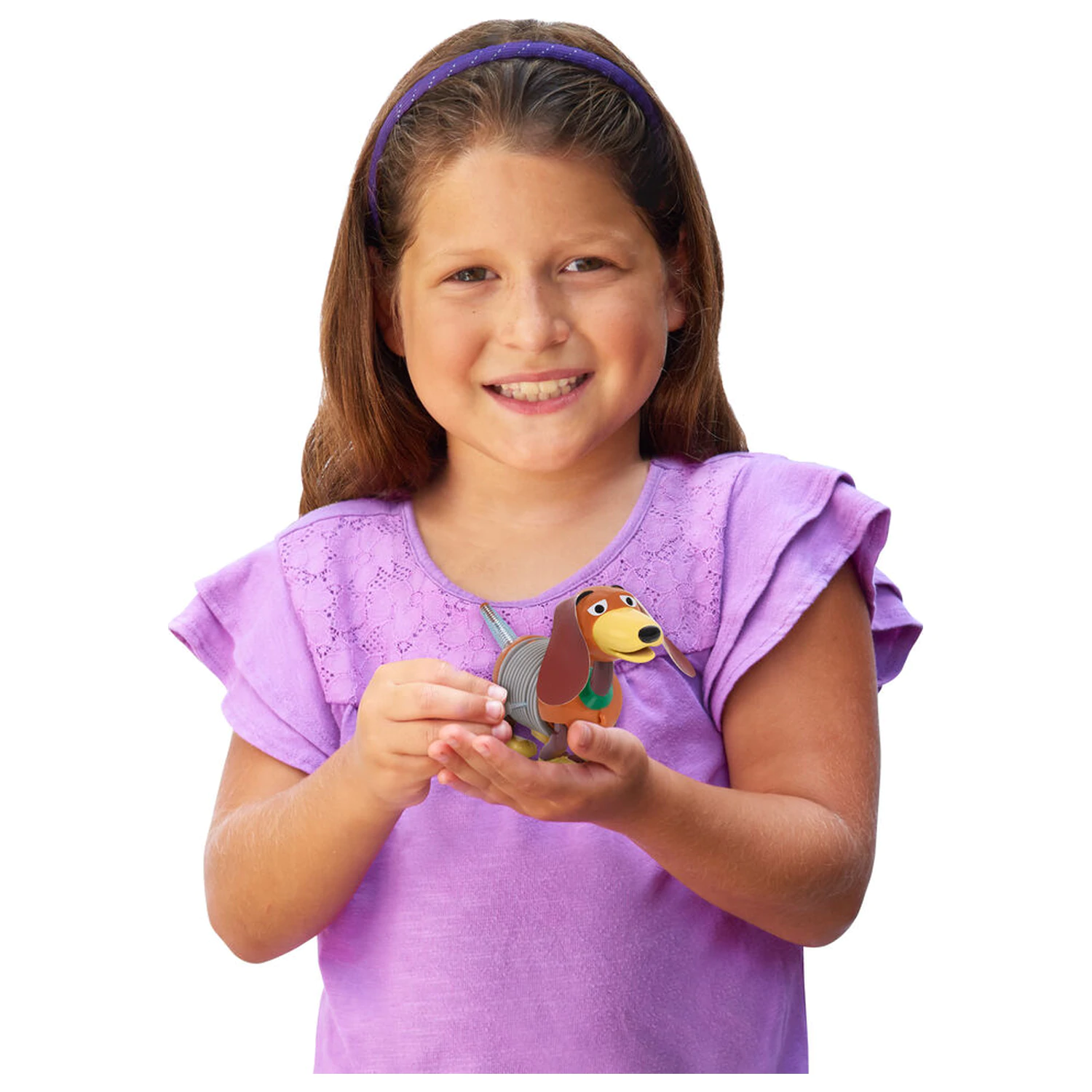 Disney Pixar Toy Story Slinky Dog cu mecanism de intoarcere poza produsului