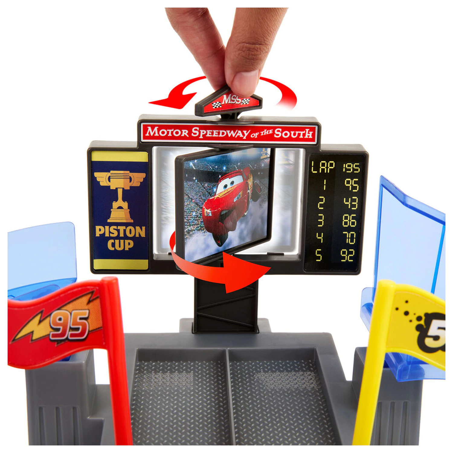 Disney Pixar Cars Piston Cup Stunting Speedway playset poza produsului