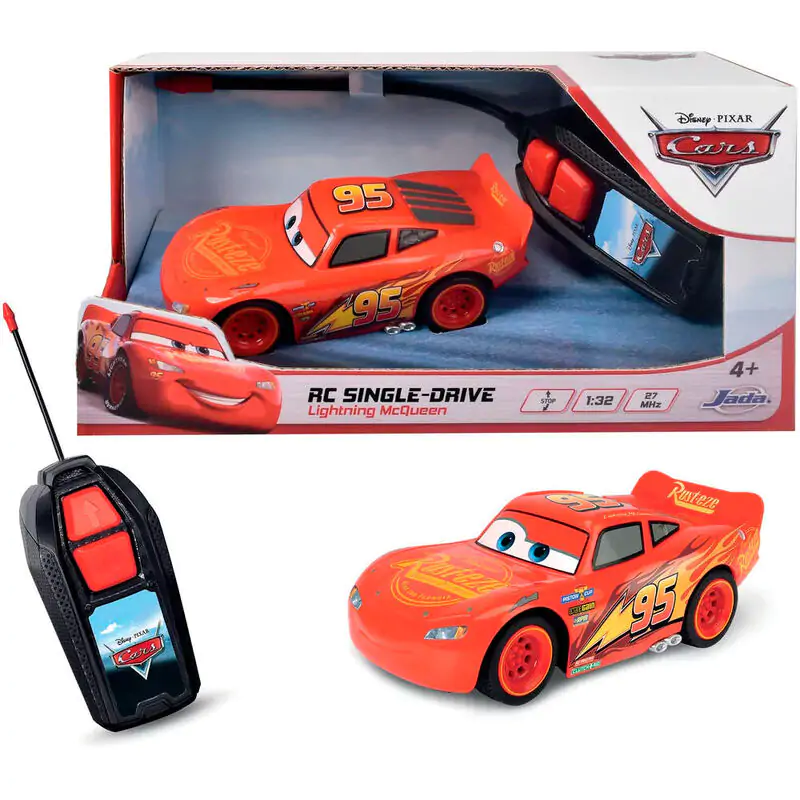 Disney Pixar Cars Rayo McQueen Masina cu radio control 1:32 poza produsului