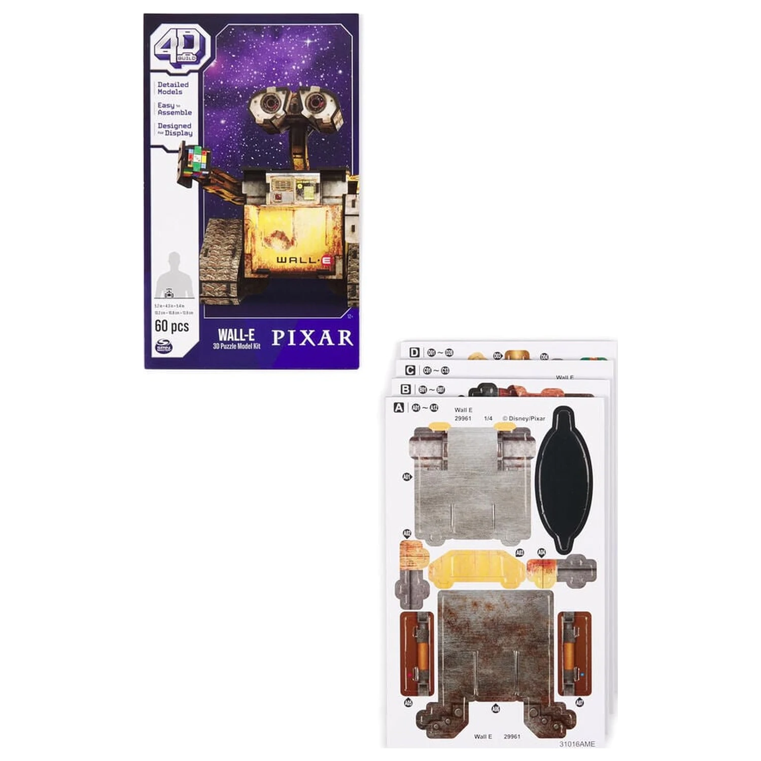 Disney Pixar Wall-E Puzzle 3D (60 piese) poza produsului
