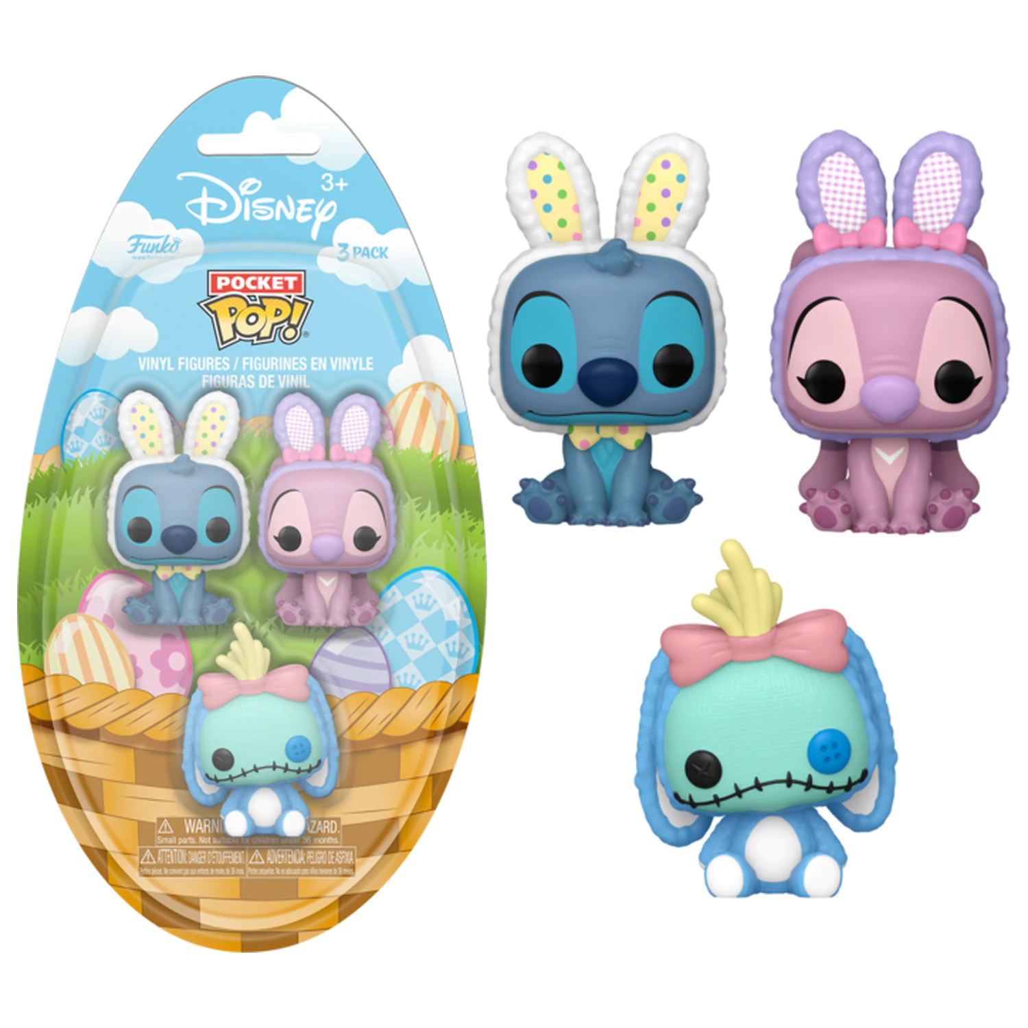 DISNEY Pocket Funko POP! Lilo & Stitch (3 bucăți) poza produsului