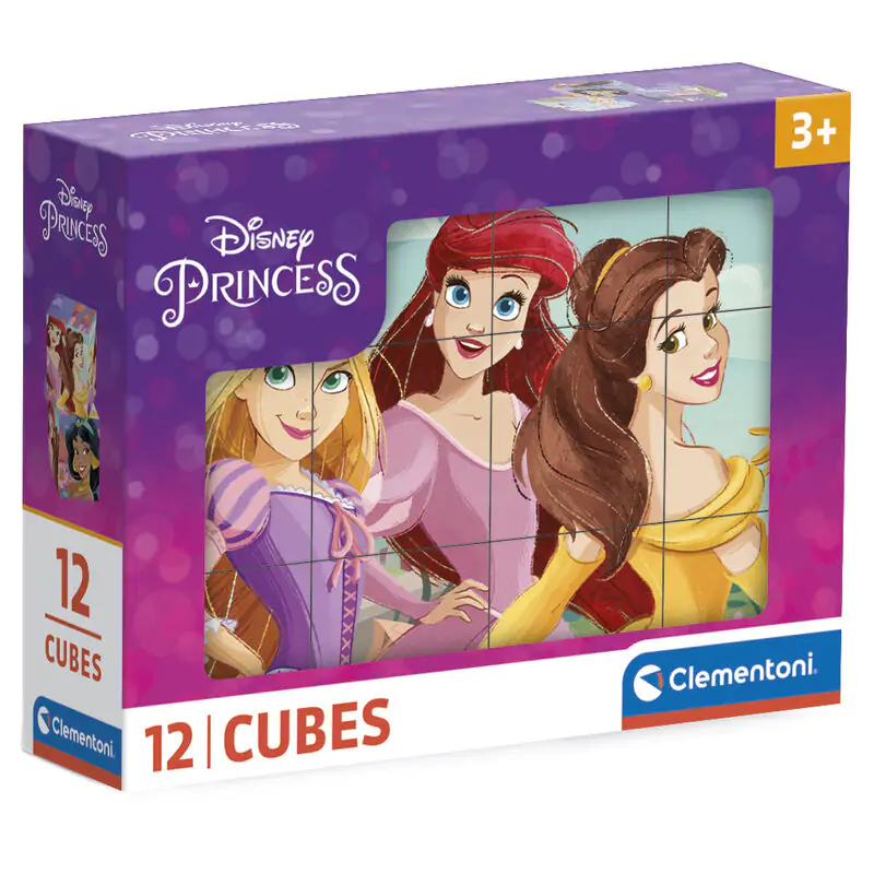 Disney Princess cube puzzle 12 piese poza produsului