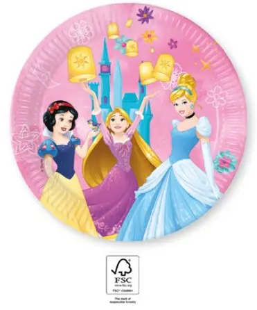 Disney Princess Live your Story, Disney Princess Farfurii de carton 8 buc 23 cm FSC poza produsului