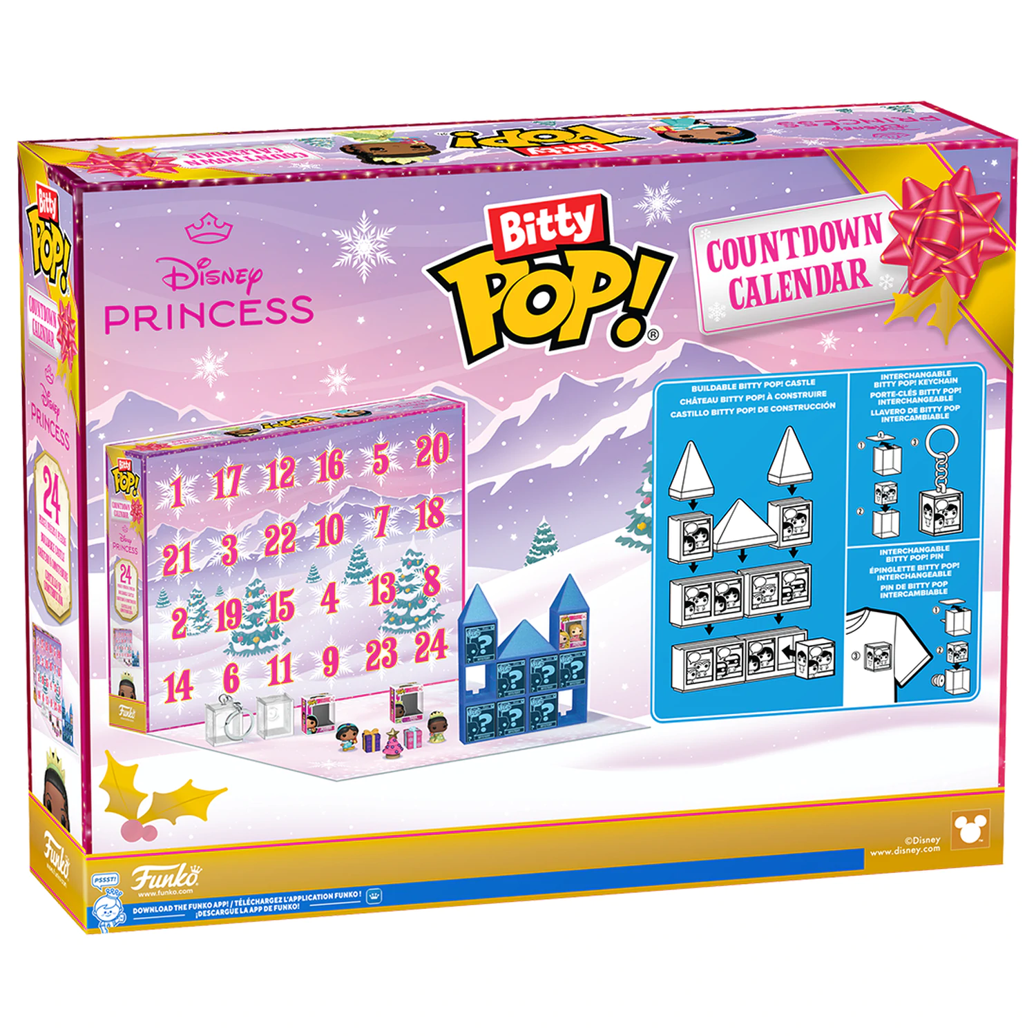 Disney Princess Funko Bitty POP! Calendar de Advent poza produsului