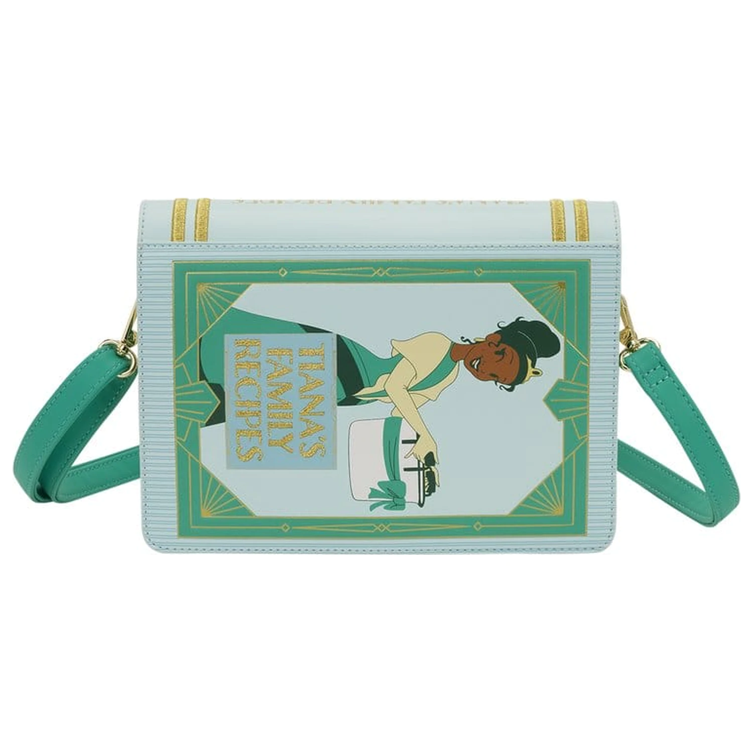 Disney by Loungefly Geanta de umar Princess Tiana Recipe Book poza produsului