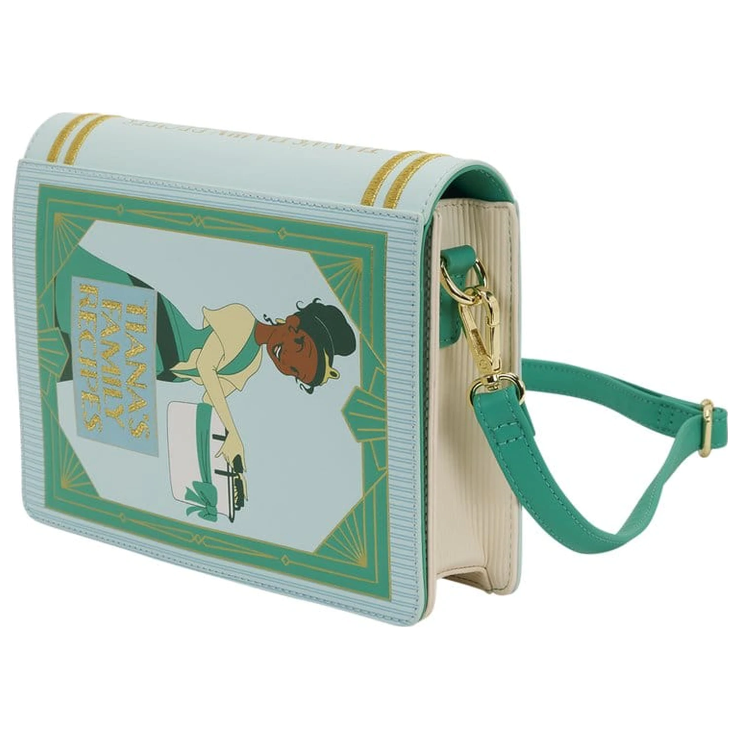 Disney by Loungefly Geanta de umar Princess Tiana Recipe Book poza produsului