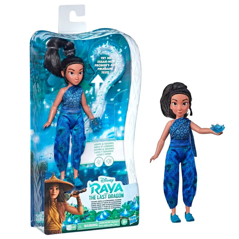 Disney Raya and the Last Dragon Young Raya and Kumandra Flower figurină poza produsului