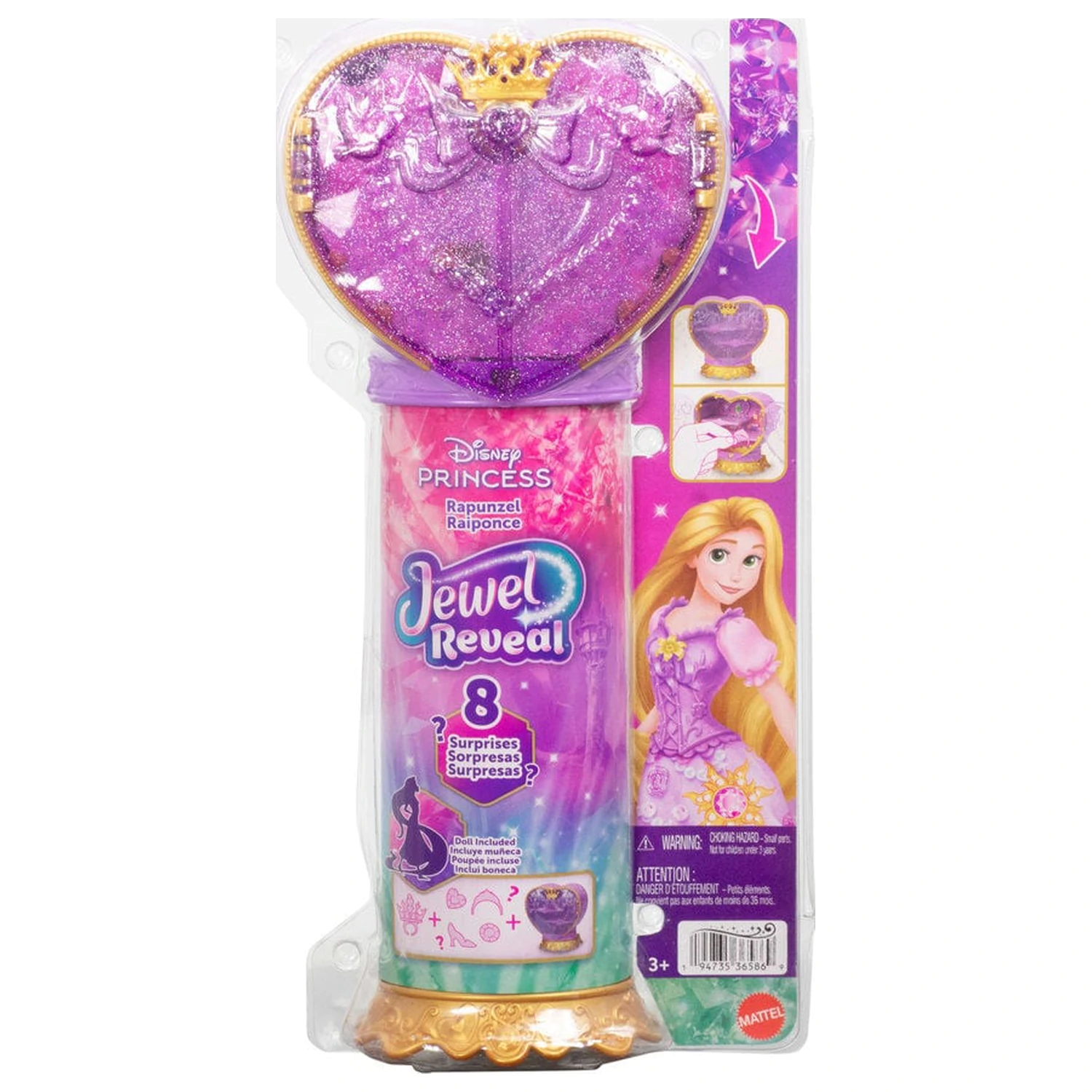 Papusa Disney Reveal Rapunzel poza produsului
