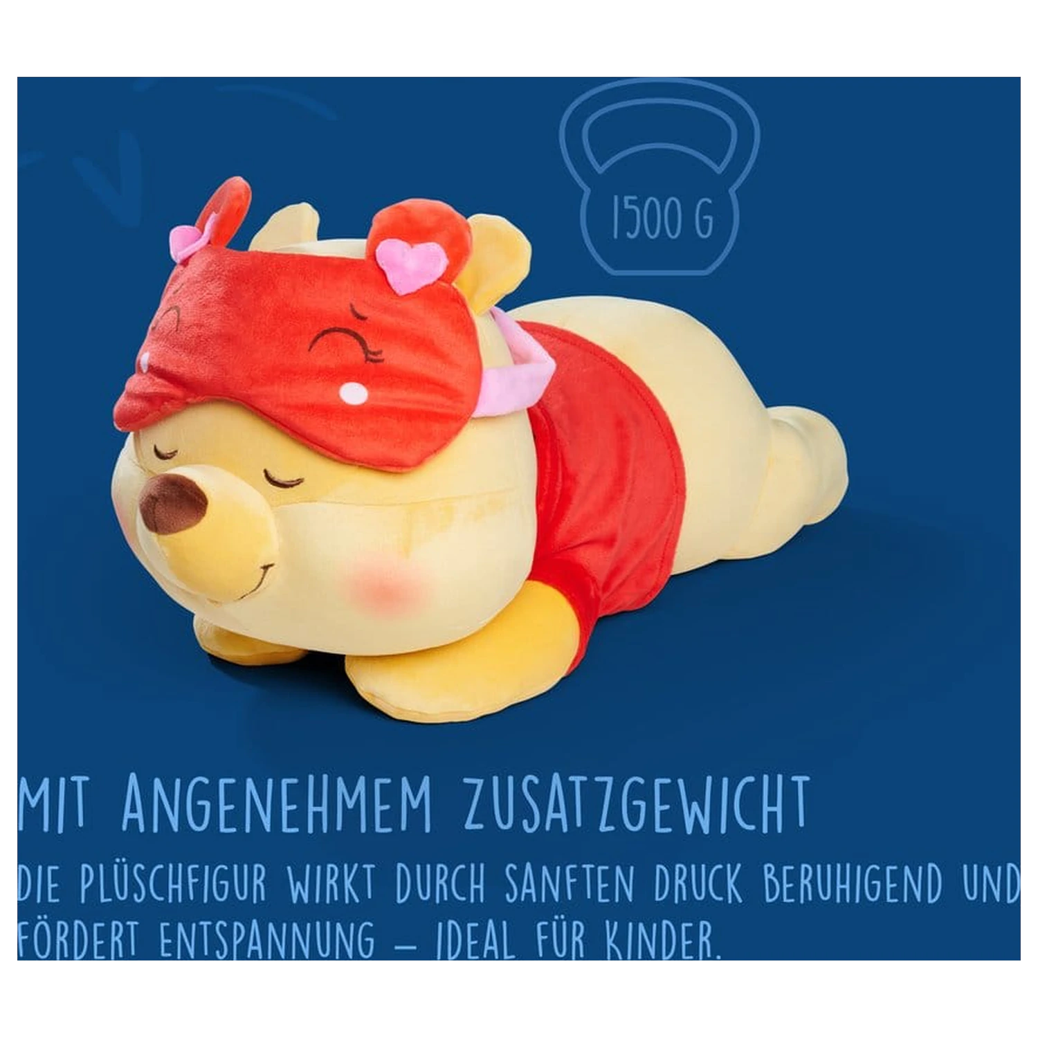 Disney Snuglets Wellbeing Heavy Plus Figura Winnie the Pooh 40 cm poza produsului