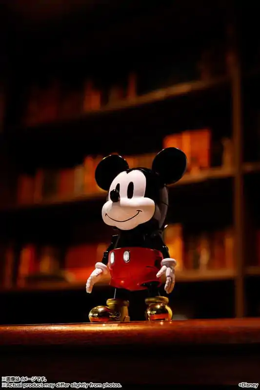 Figurină de acțiune turnată sub presiune Disney Soul of Chogokin Super Change Mickey Mouse by Kunio Okawara 13 cm poza produsului