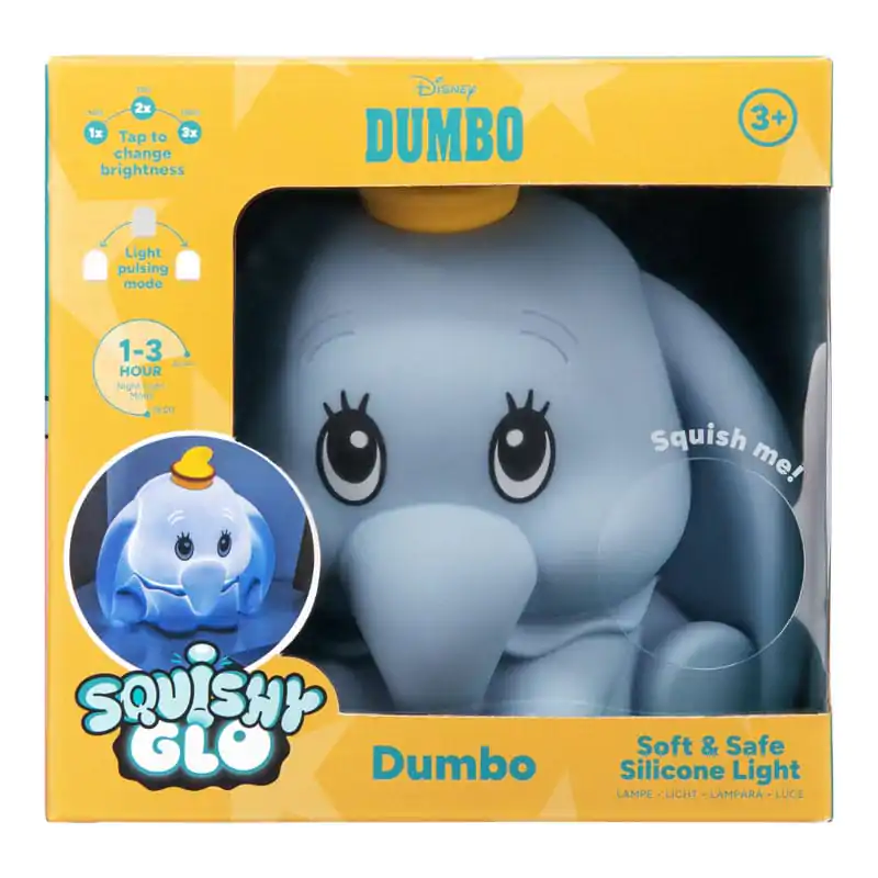Disney Squishy Glo Silicon Light Dumbo poza produsului