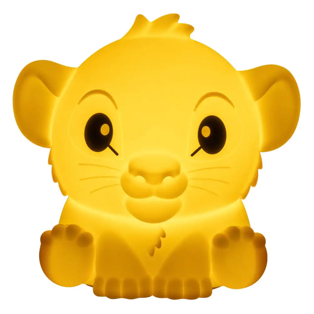 Disney Squishy Glo Silicon Light The Lion King Simba 15 cm, lampă din silicon poza produsului
