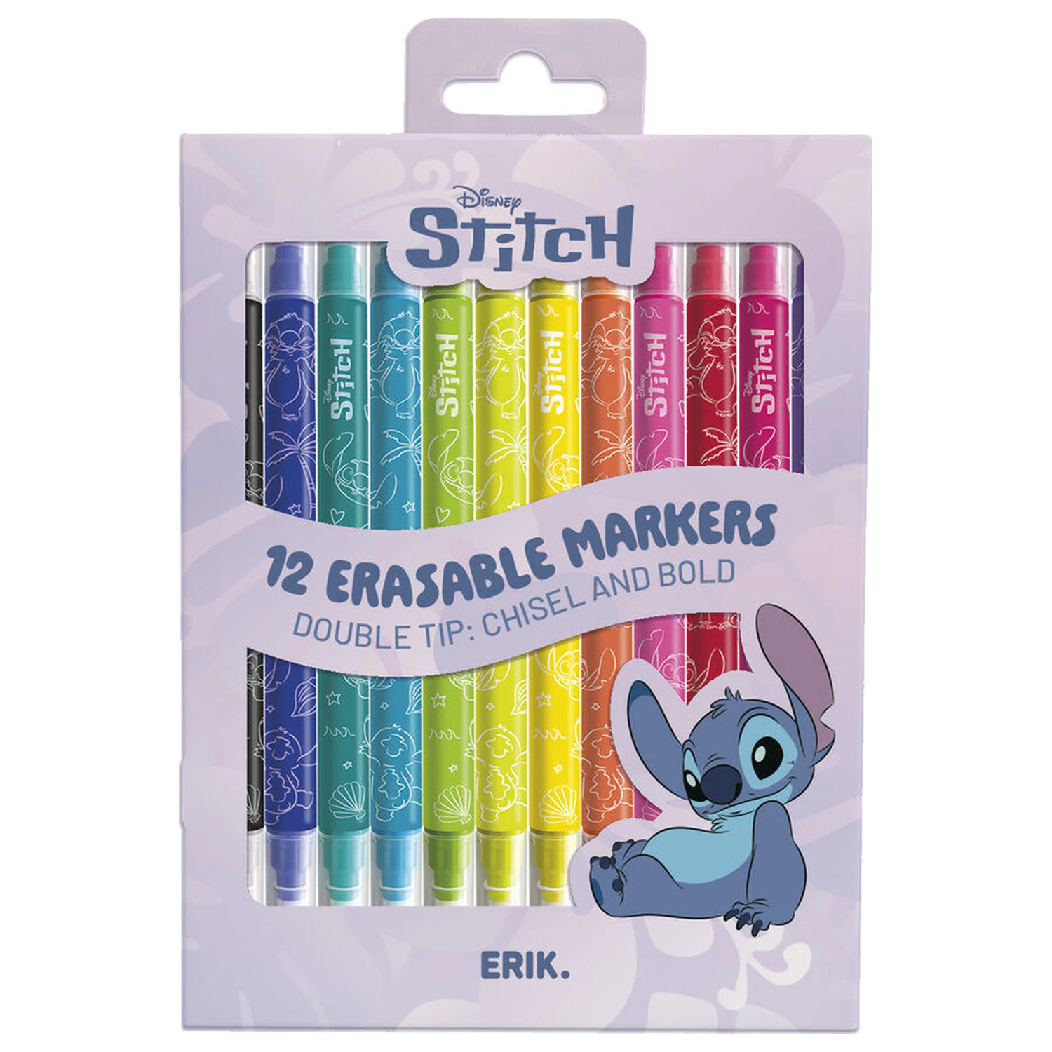 Disney Stitch set de 12 markere lavabile poza produsului
