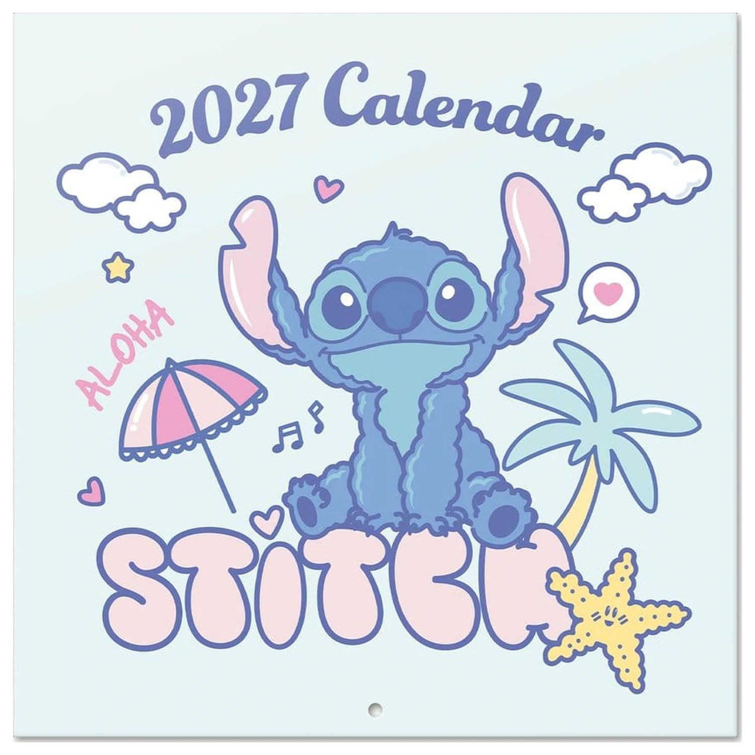Disney Stitch Calendar de perete 2027 30 x 30 cm poza produsului