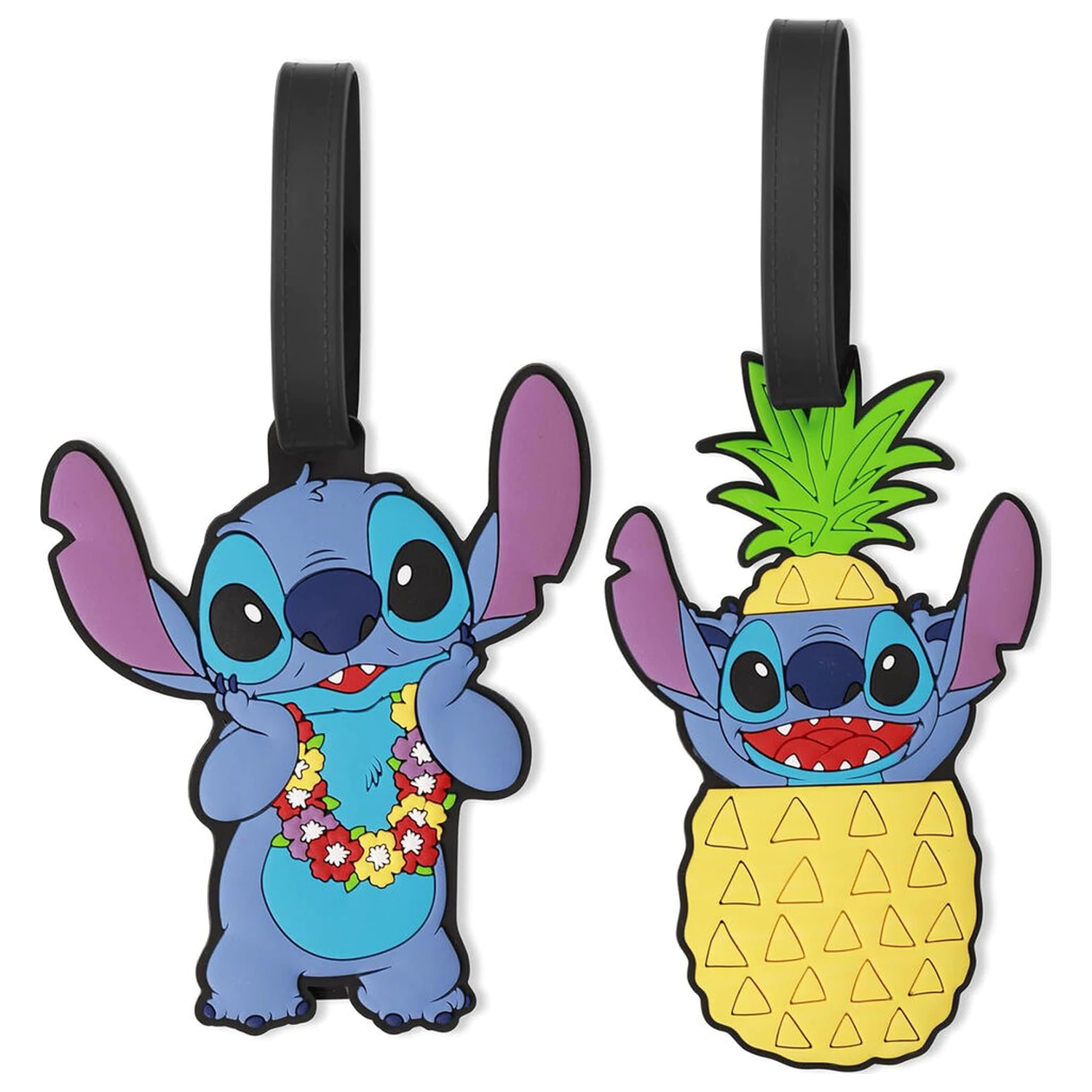 Disney Stitch set de 2 etichete pentru bagaje poza produsului