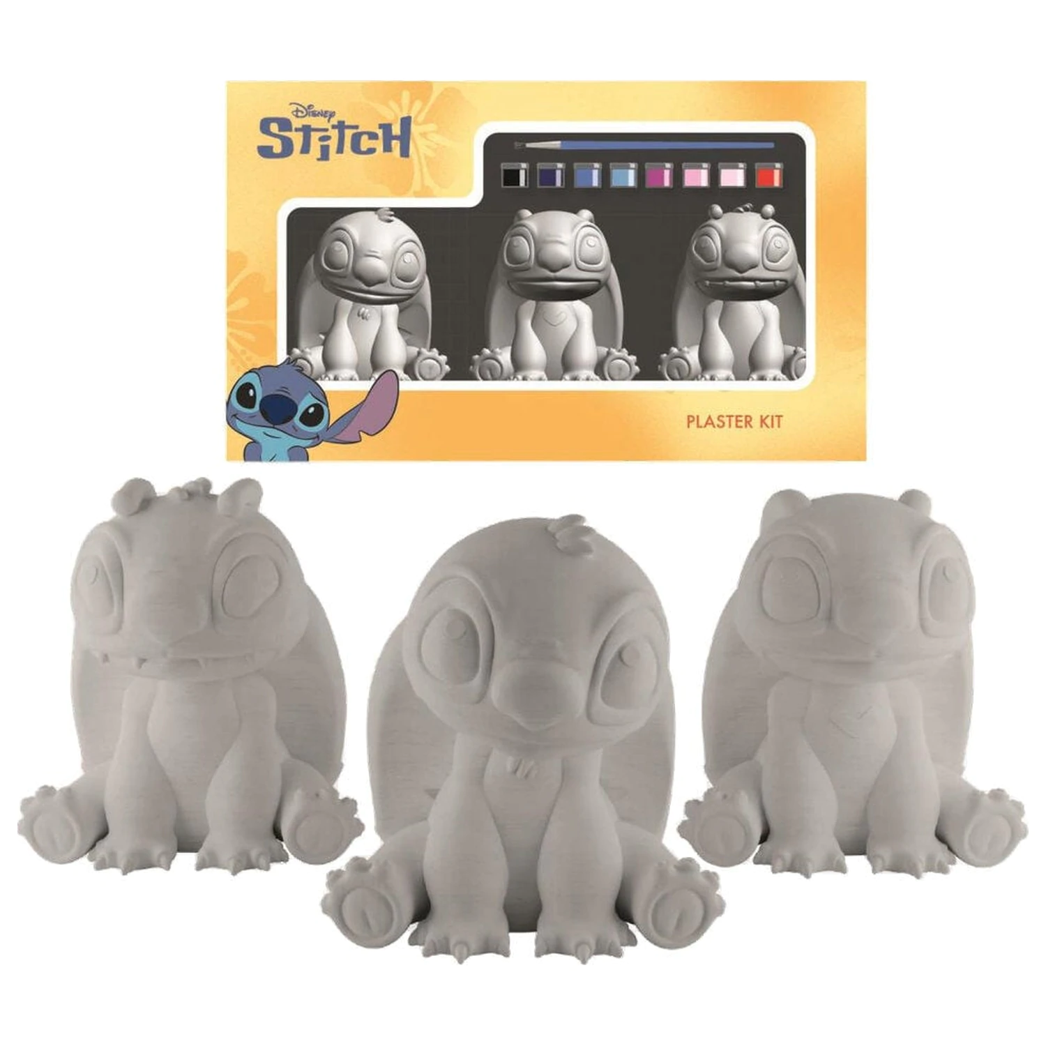 Set de blistere Disney Stitch cu 3 figurine colorabile poza produsului