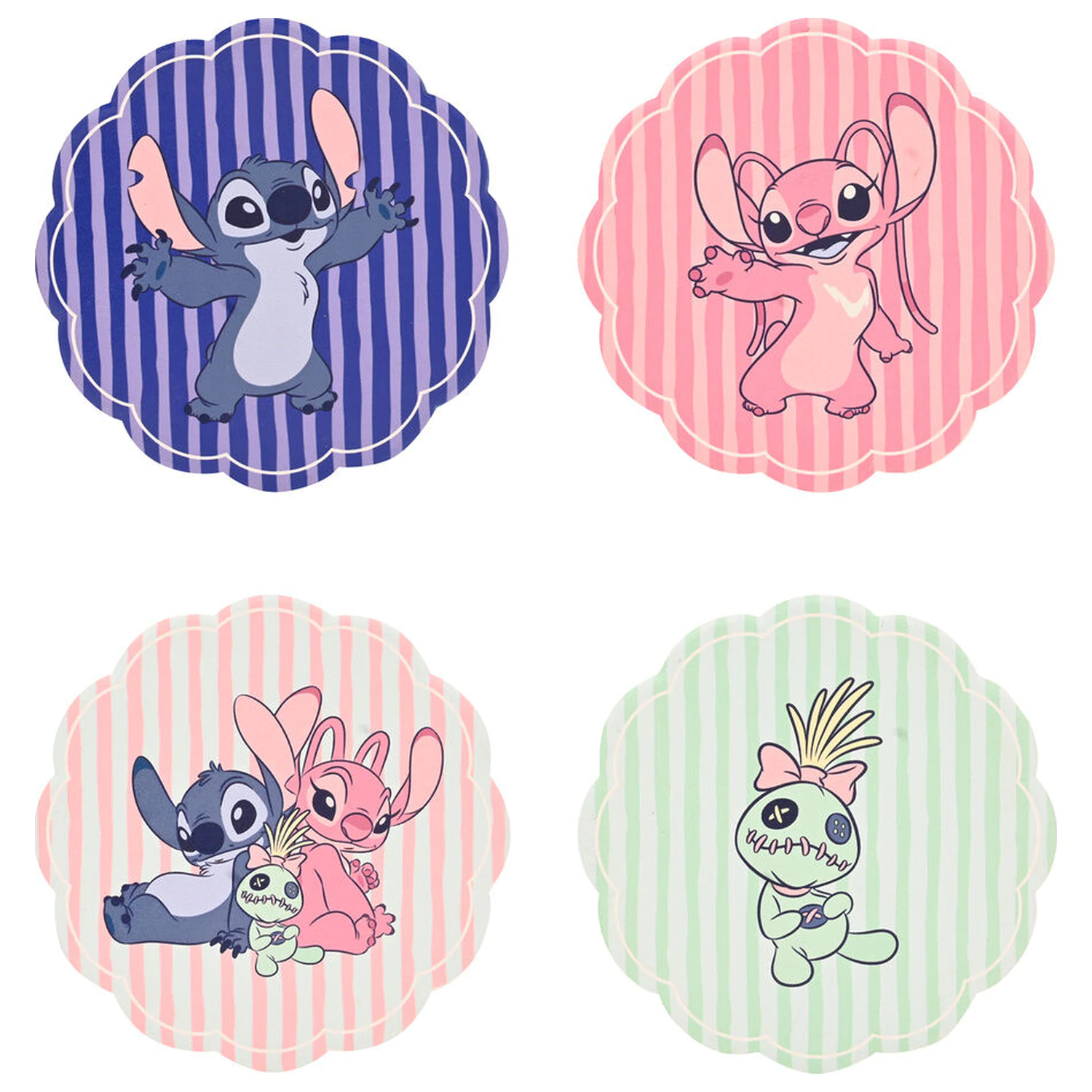 Disney Stitch set de 4 suporturi de pahare ceramice poza produsului