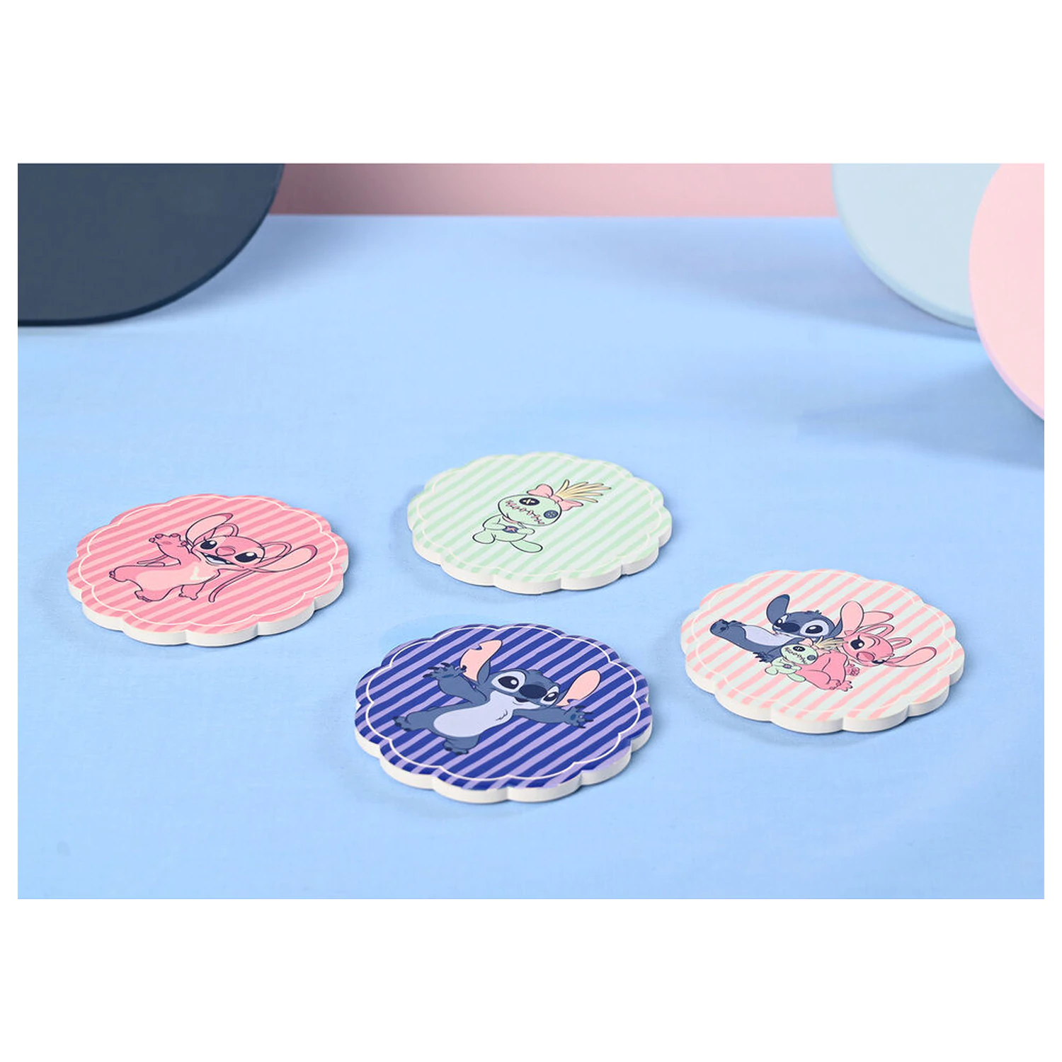 Disney Stitch set de 4 suporturi de pahare ceramice poza produsului