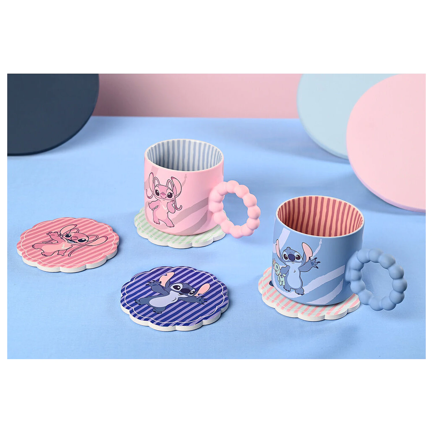 Disney Stitch set de 4 suporturi de pahare ceramice poza produsului