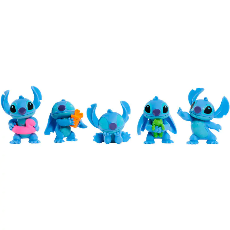 Disney Stitch set 5 figurine poza produsului