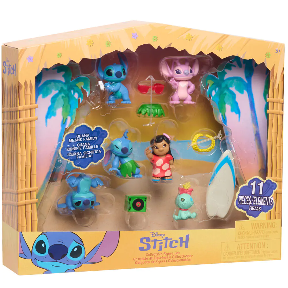 Disney Stitch pachet 6 figurine 5cm poza produsului