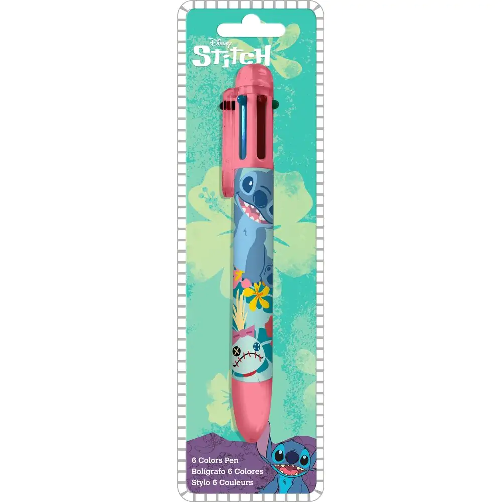 Disney Stitch Pen 6 culori poza produsului