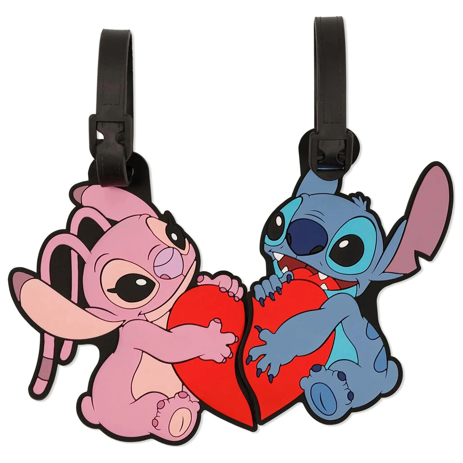 Disney Stitch & Angel set de 2 etichete bagaj poza produsului