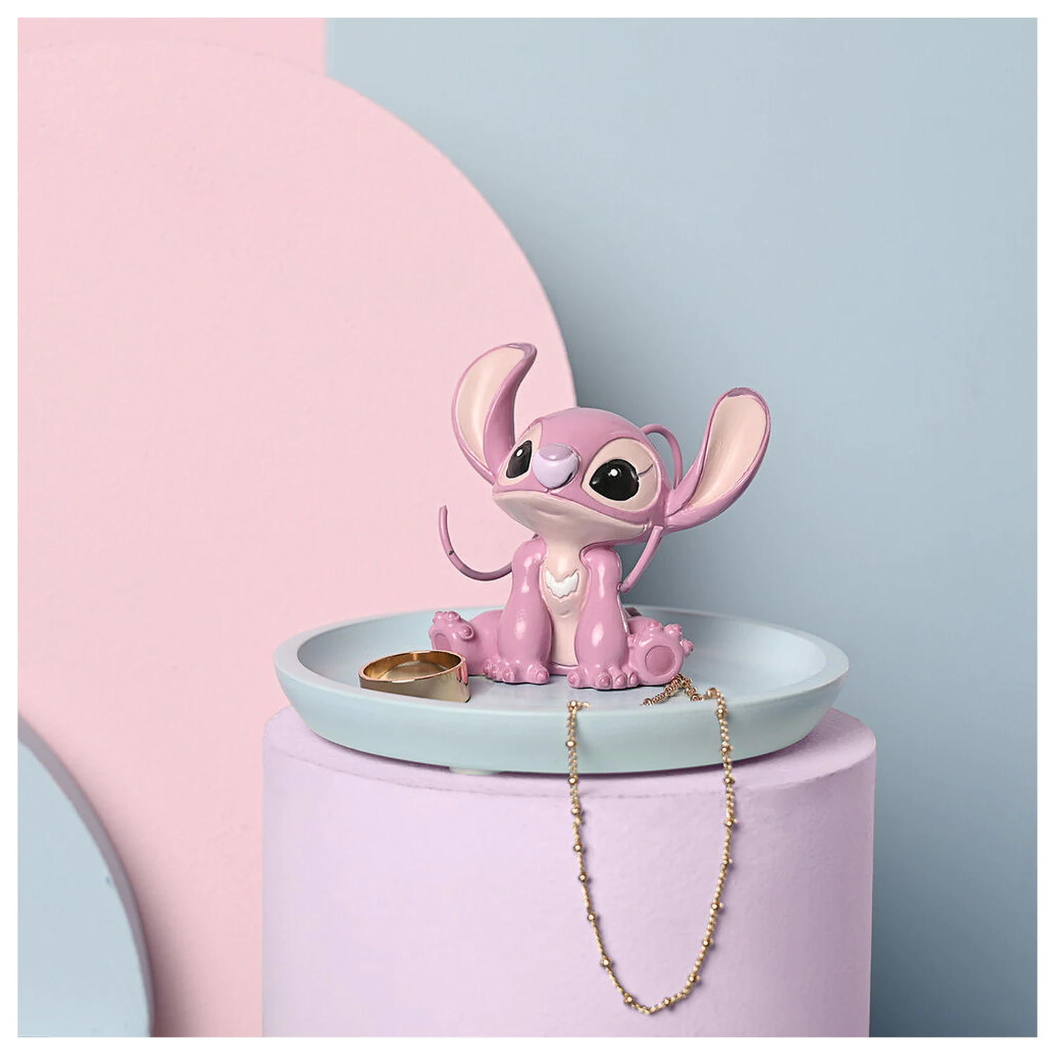 Disney Stitch Angel farfurioara decorativa din rasina poza produsului