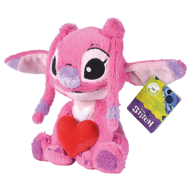 Disney Stitch Angel inimă jucărie de pluș 25 cm poza produsului