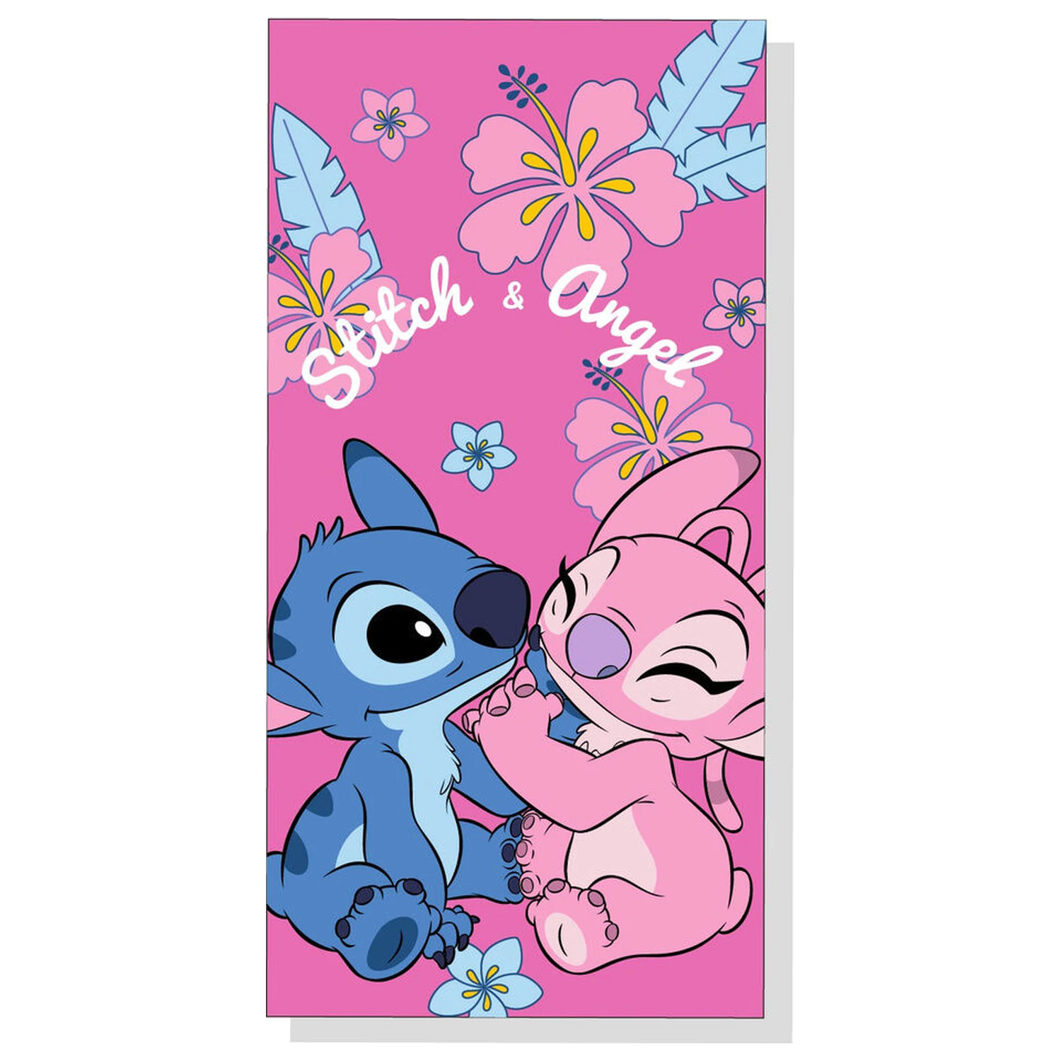 Disney Stitch & Angel prosop de plaja din microfibra poza produsului
