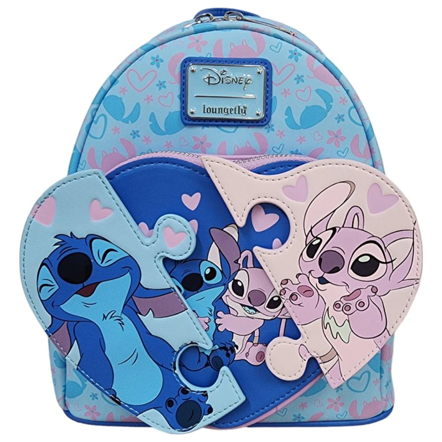 DISNEY Stitch & Angel Mini Rucsac LoungeFly "Exclusive Edition" poza produsului