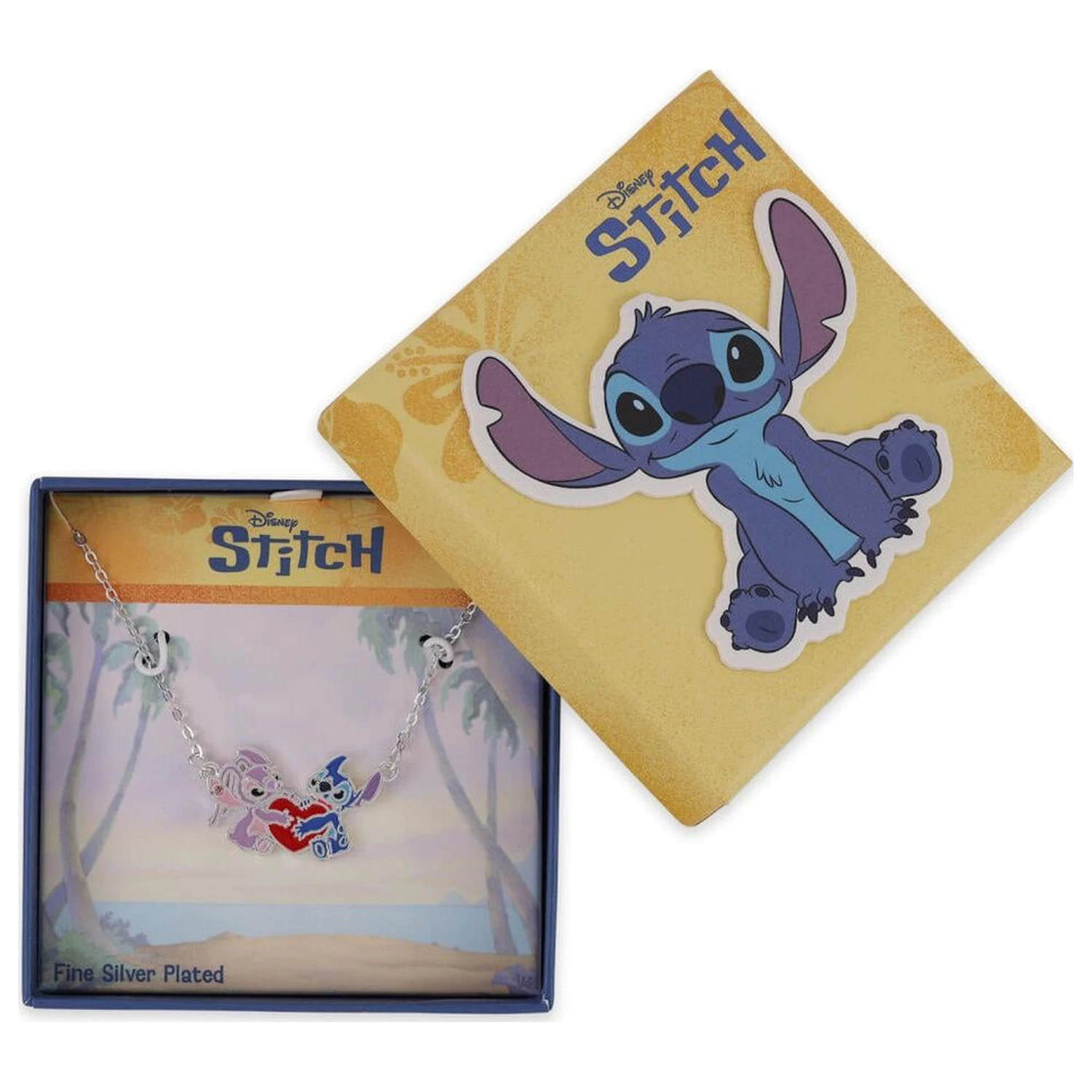 Disney Stitch & Angel colier poza produsului