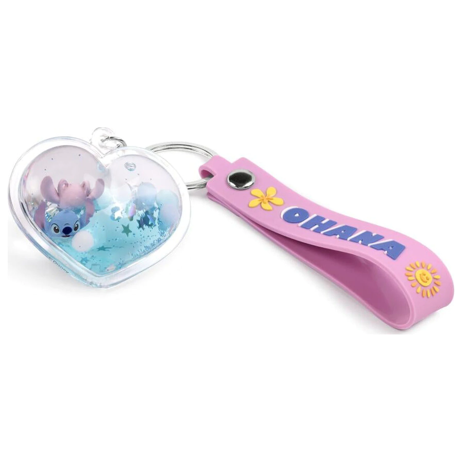 Disney Stitch & Angel Ohana Heart breloc poza produsului