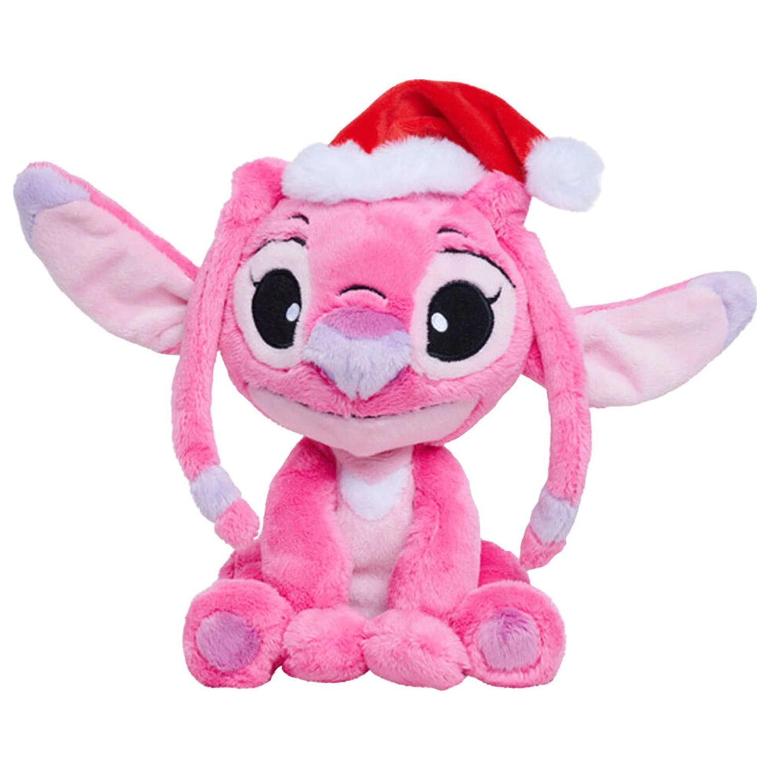 Disney Stitch Angel Caciula de Mos Craciun 25cm poza produsului