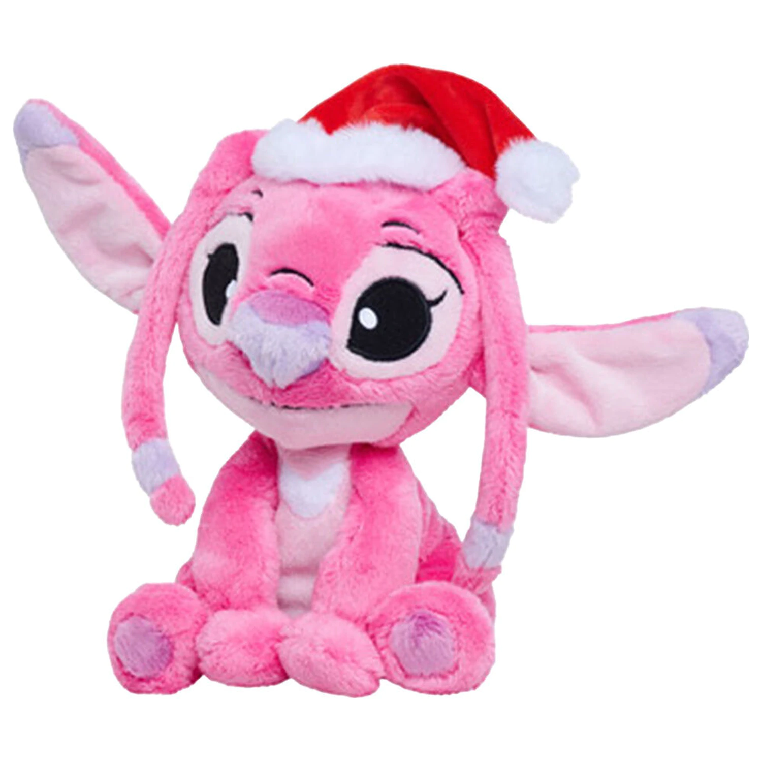 Disney Stitch Angel Caciula de Mos Craciun 25cm poza produsului