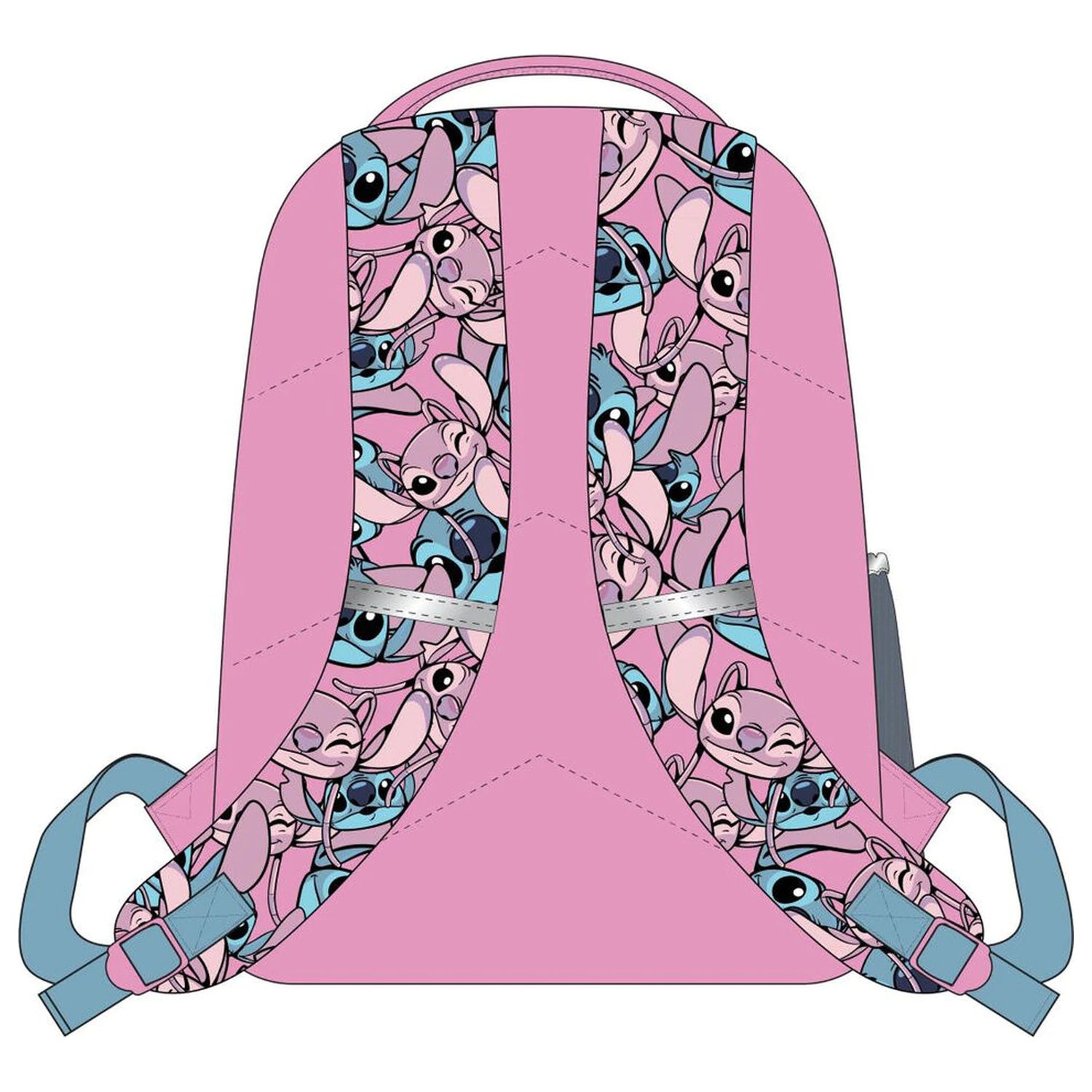 Disney Stitch & Angel rucsac 40cm poza produsului