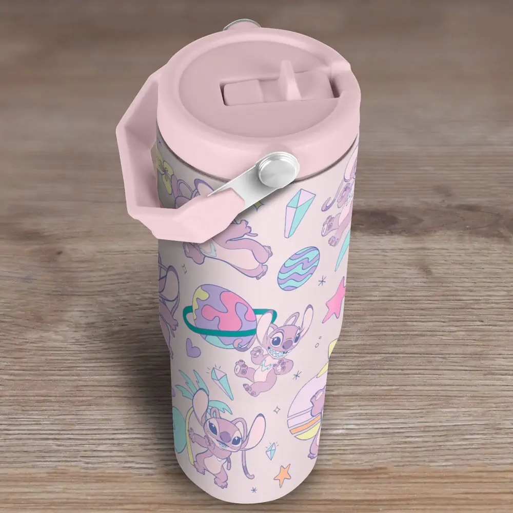 Disney Stitch Angel termos tumbler 880ml poza produsului