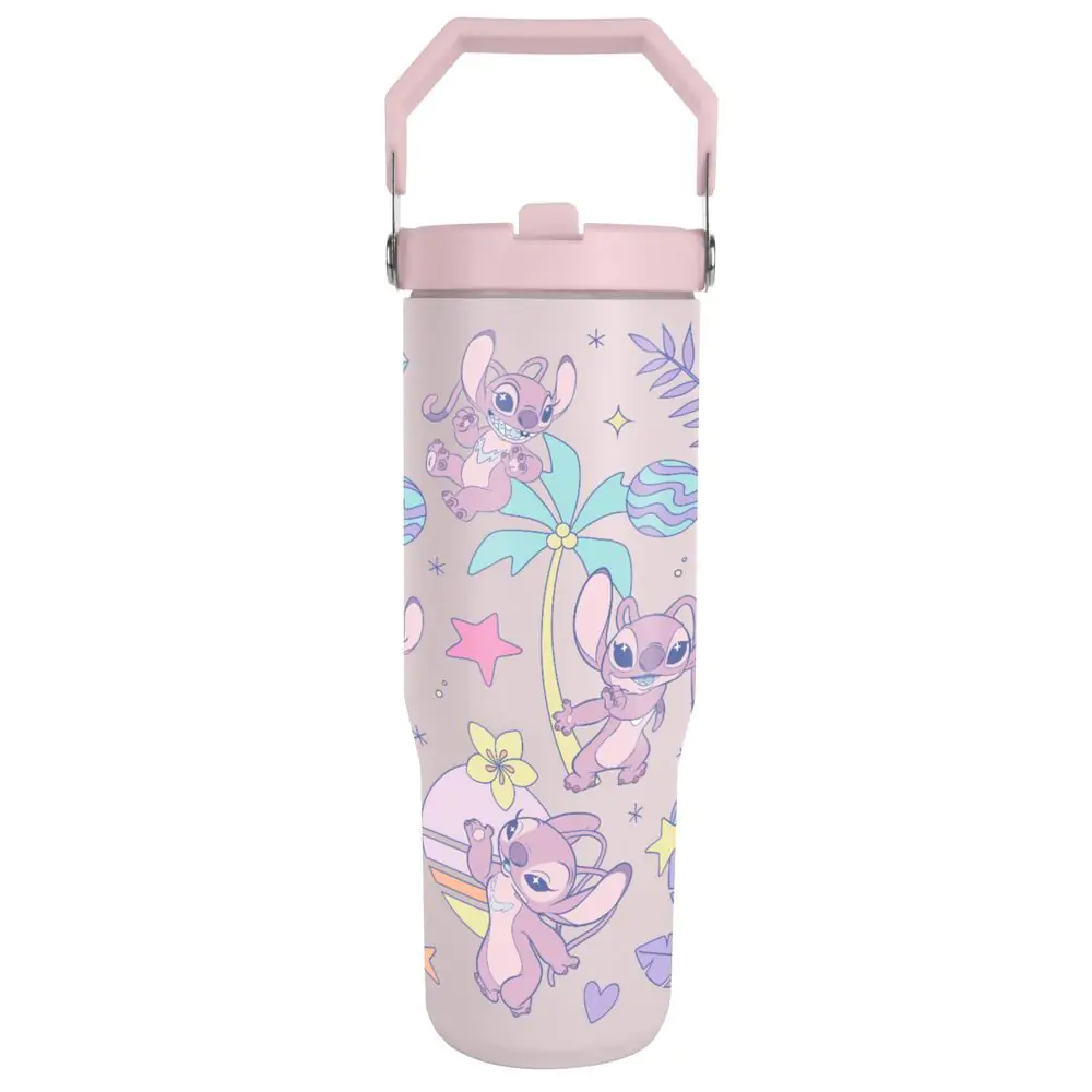 Disney Stitch Angel termos tumbler 880ml poza produsului