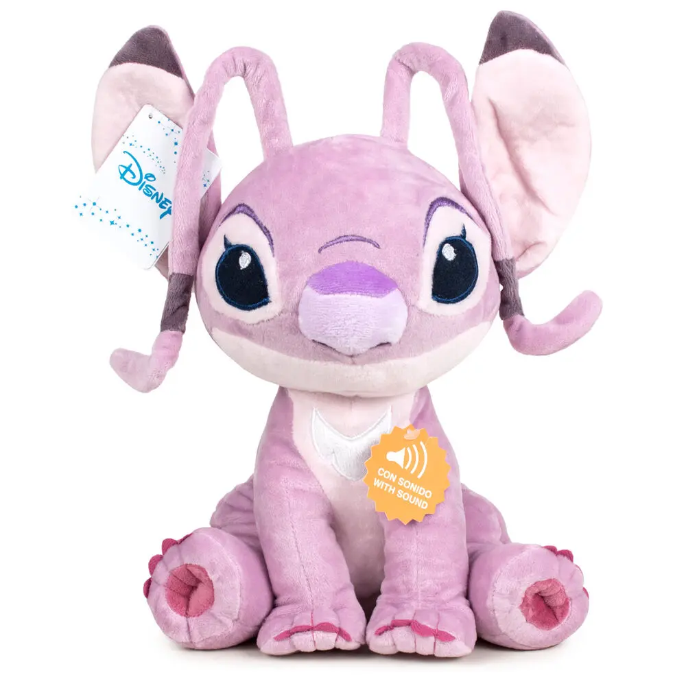 Disney Stitch Angel jucărie de pluș moale cu sunet 20cm poza produsului