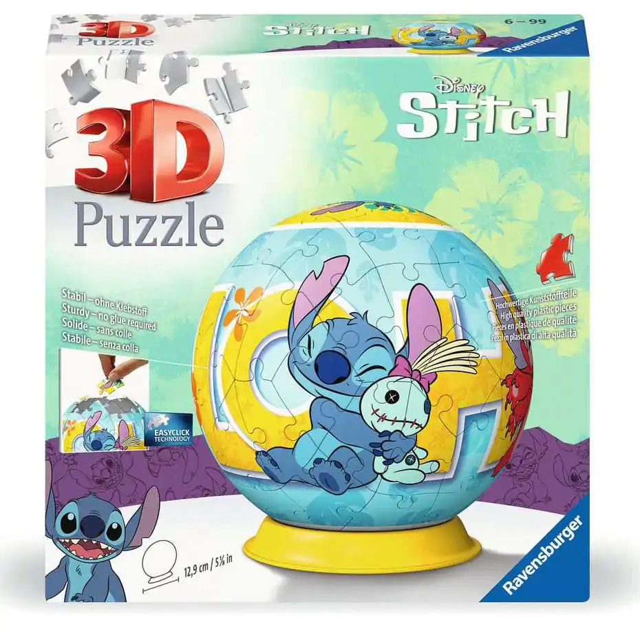 Disney Stitch Puzzle 3D Minge Stitch (73 piese) poza produsului