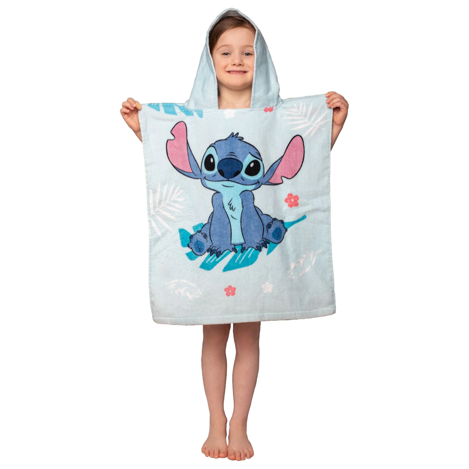 Disney Stitch Prosop de plaja tip Poncho Albastru poza produsului