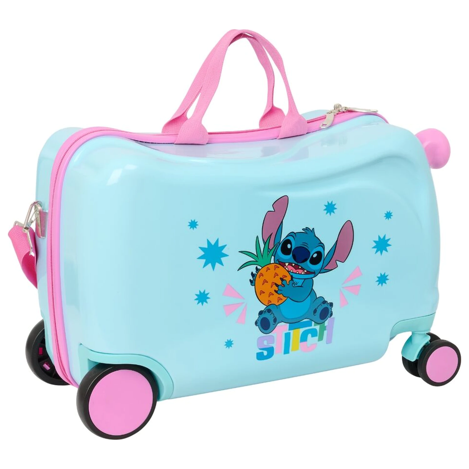 Disney Stitch Bright ABS troler geamantan 44cm poza produsului