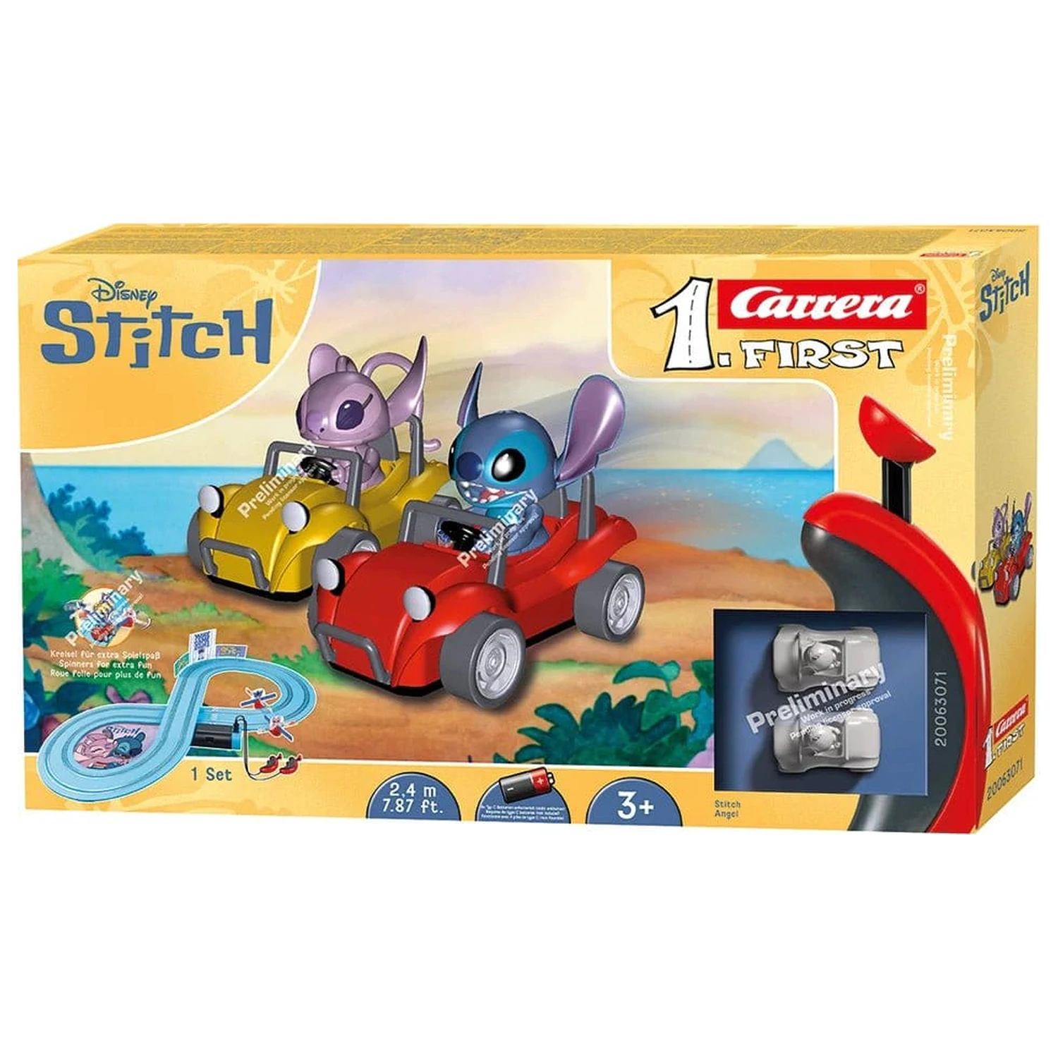 Disney Stitch Carrera First Set de Piste de Curse Disney Stitch 2,4 inch poza produsului