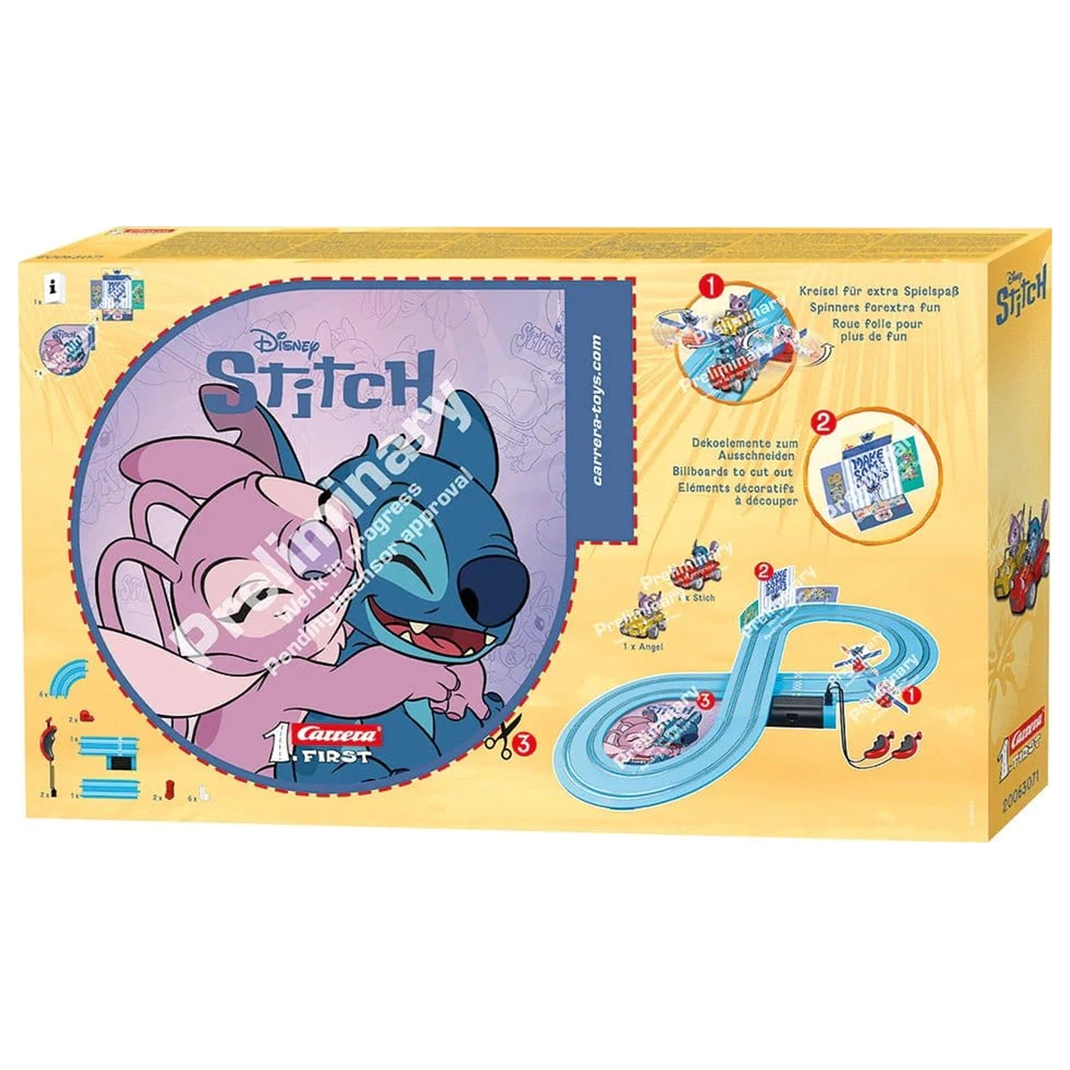 Disney Stitch Carrera First Set de Piste de Curse Disney Stitch 2,4 inch poza produsului